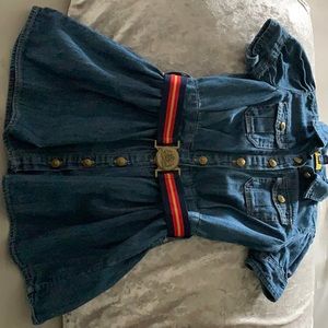 Ralph Lauren Polo Denim belted dress 3t worn twice